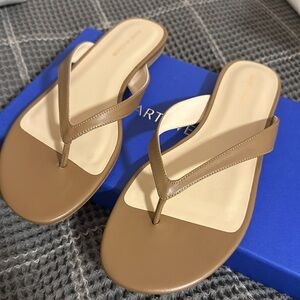 Stuart Weitzman Align Slide Sandal - Camel